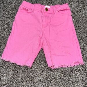 365 kids pink jean shorts